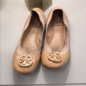 Tory Burch nude flats